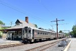 NJT Arrow III Set laying over at Gladstone Station between runs with Arrow III Cab Car # 1314 on the west end